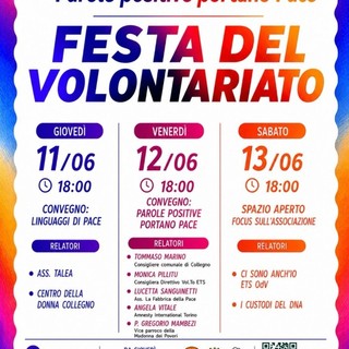 Millemani e la Festa del Volontariato a Collegno: tre giorni in piazza per parlare di pace