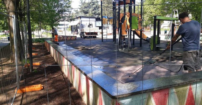 Collegno si prende cura delle sue 42 aree gioco