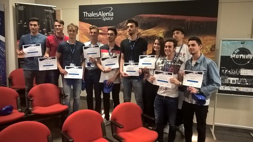 “Dalla Terra a Marte”: concluso il progetto di alternanza scuola-lavoro per 11 studenti di Grugliasco alla Thales Alenia Space