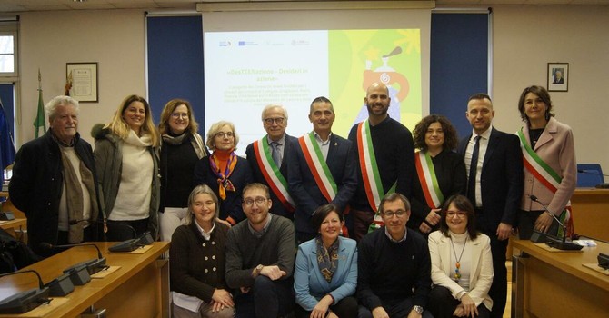 Un momento della serata di presentazione del progetto Un momento della serata di presentazione del progetto