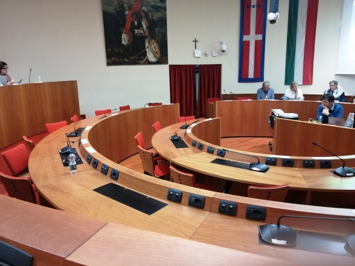 L'aula del Consiglio comunale di Rivoli