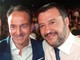 Il presidente Alberto Cirio con Matteo Salvini