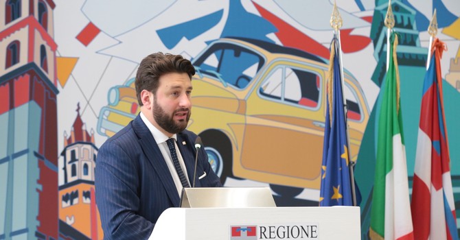 L'assessore alla Sanità Federico Riboldi