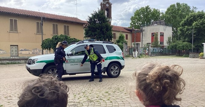 L'iniziativa della scuola in collaborazione con la Polizia Locale di Collegno