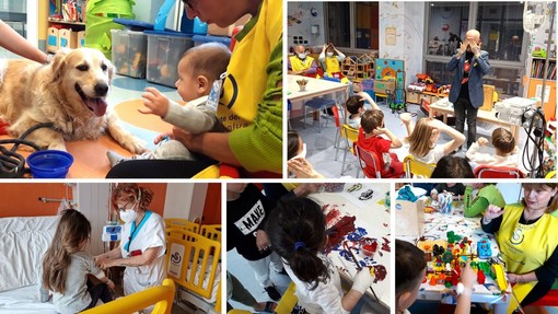 Il gioco è decisivo per la salute dei bambini, anche e soprattutto in ospedale (servizio a cura di Fabio Gandini)
