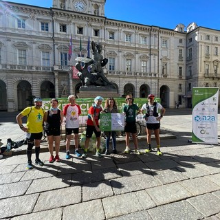 Da Collegno a Torino di corsa: raccolti 79 Kg di rifiuti nella prima maratona di plogging