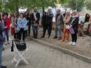 Una panchina rossa a Collegno per non dimenticare le vittime di femminicidio Una panchina rossa a Collegno per non dimenticare le vittime di femminicidio