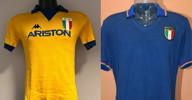 Le maglie dei grandi calciatori protagonisti all'Allianz Le maglie dei grandi calciatori protagonisti all'Allianz
