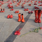 Foto d'archivio di scarpette rosse