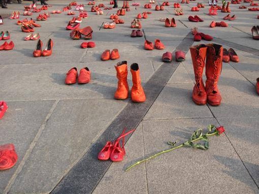 Foto d'archivio di scarpette rosse