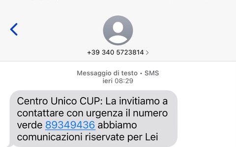 Un esempio di truffa