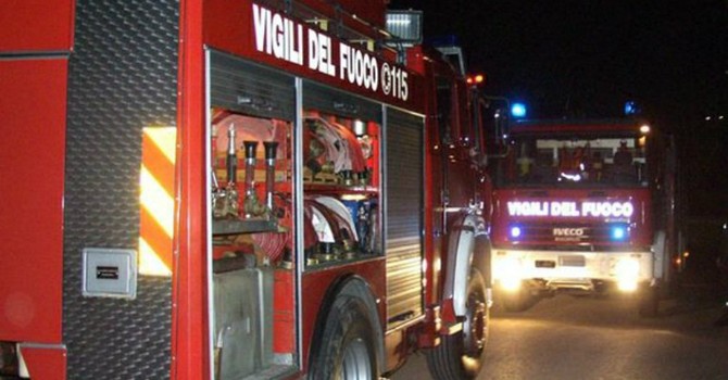 Intervento dei vigili del fuoco Intervento dei vigili del fuoco
