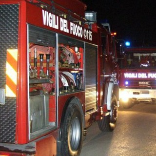 Intervento dei vigili del fuoco