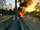 Auto in fiamme a Venaria: illeso il conducente (FOTO)