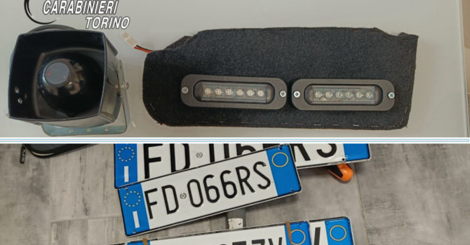 Prima il furto poi la fuga con una finta auto civetta della polizia: arrestati tre uomini