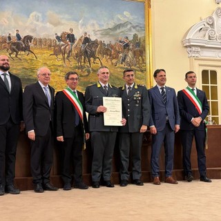 Un momento della premiazione