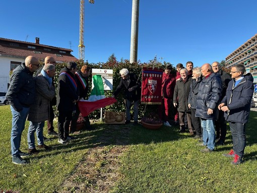 Cerimonia di intitolazione al Grande Torino della rotonda di Rivoli