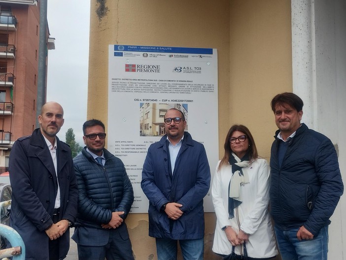 Venaria: avviato il cantiere per la Casa di Comunità in via Silva 8 Venaria: avviato il cantiere per la Casa di Comunità in via Silva 8