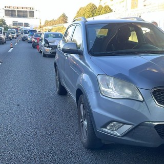 Incidente in tangenziale Nord a Torino, all'altezza di Collegno