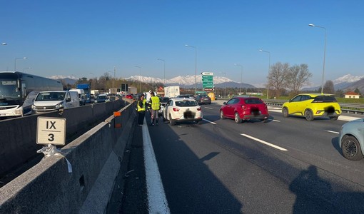 Doppio incidente sulla Tangenziale tra Collegno e Rivoli: traffico in tilt