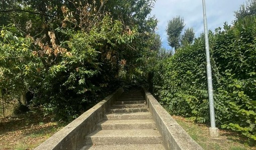 La scala come appare adesso, presto i lavori La scala come appare adesso, presto i lavori
