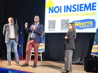 Al via la campagna elettorale di Mirco Repetto a Venaria
