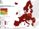 Mappa europea del contagio. Quinta settimana in rosso per il Piemonte