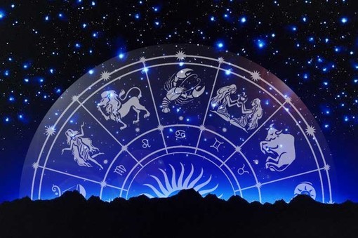 Zodiaco con i segni delle stelle
