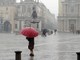pioggia in piazza San Carlo