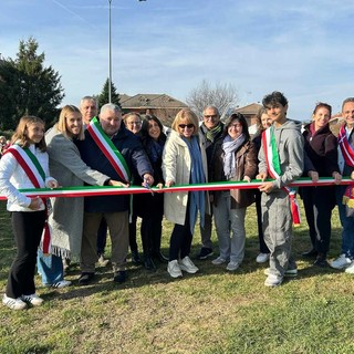 L'inaugurazione del nuovo parco