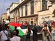 Immagine di una manifestazione pro Gaza Immagine di una manifestazione pro Gaza