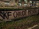 striscione di protesta striscione di protesta