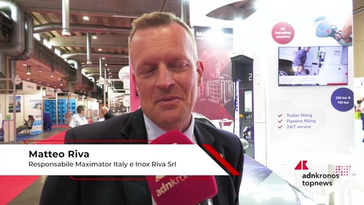 Hydrogen Expo 2026: Riva (Maximator Italy e Inox Riva Srl), 'celebriamo traguardo di 7 stazioni di H2' Hydrogen Expo 2026: Riva (Maximator Italy e Inox Riva Srl), 'celebriamo traguardo di 7 stazioni di H2'