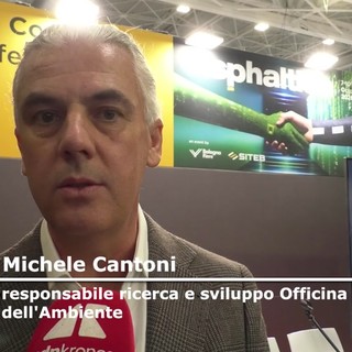 Cantoni (Officina dell'Ambiente): "SandMatrix 0-4 è 100% riciclato, da sperimentazione ottimi risultati" Cantoni (Officina dell'Ambiente): "SandMatrix 0-4 è 100% riciclato, da sperimentazione ottimi risultati"