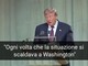 Trump e l'elogio al funerale di Graham: "Piaceva a tutti. Anzi, no"