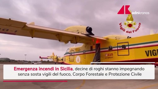 Sicilia, scoppia emergenza incendi