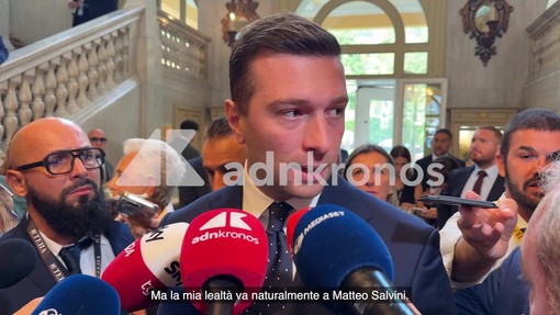 Bardella a Cernobbio: "Vannacci? Mia lealtà a Salvini e rispetto per Meloni" Bardella a Cernobbio: "Vannacci? Mia lealtà a Salvini e rispetto per Meloni"
