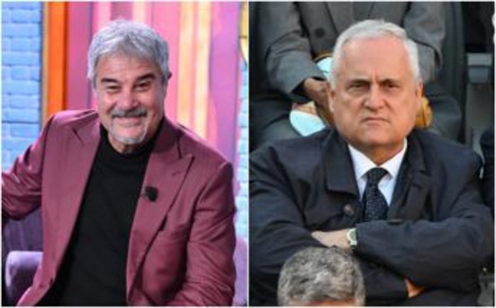 Lazio, la battuta choc di Pino Insegno. Il web: "Ha augurato morte a Lotito"