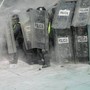 Mondiali, scontri tra manifestanti e polizia fuori dallo stadio Azteca di Città del Messico Mondiali, scontri tra manifestanti e polizia fuori dallo stadio Azteca di Città del Messico