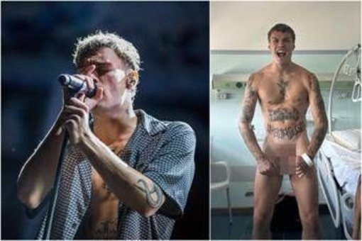 Blanco, la foto che fa discutere: in ospedale... completamente nudo