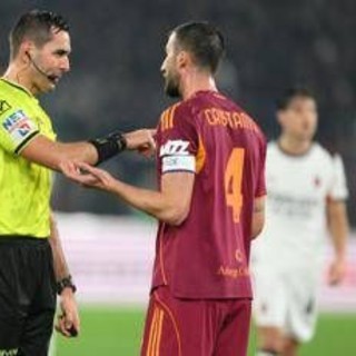 Bartesaghi tocca di mano, arbitro assegna rigore: proteste in Roma-Milan