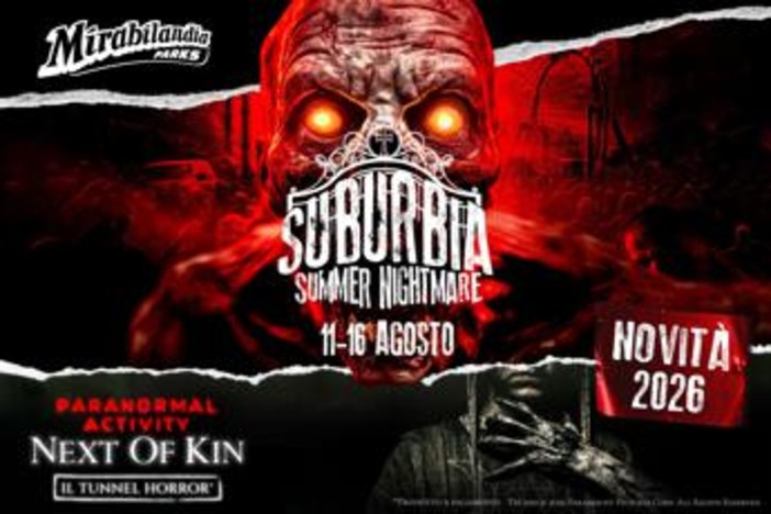 Mirabilandia, dall'11 agosto Suburbia Summer Nightmare per appassionati del brivido Mirabilandia, dall'11 agosto Suburbia Summer Nightmare per appassionati del brivido