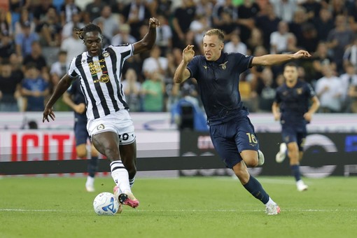 La Lazio batte anche l’Udinese, in testa con Inter e Roma
