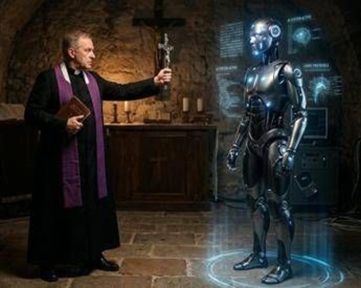 Esorcismi fai-da te con l’Intelligenza Artificiale: il nuovo fenomeno che spaventa la Chiesa Esorcismi fai-da te con l’Intelligenza Artificiale: il nuovo fenomeno che spaventa la Chiesa