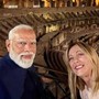 Italia-India, Meloni accoglie l'amico Modi: "Welcome to Rome" Italia-India, Meloni accoglie l'amico Modi: "Welcome to Rome"