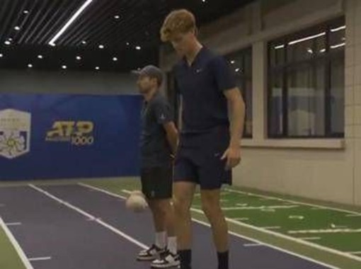 Sinner solito fenomeno anche con... il pallone: che numeri prima del match con Griekspoor